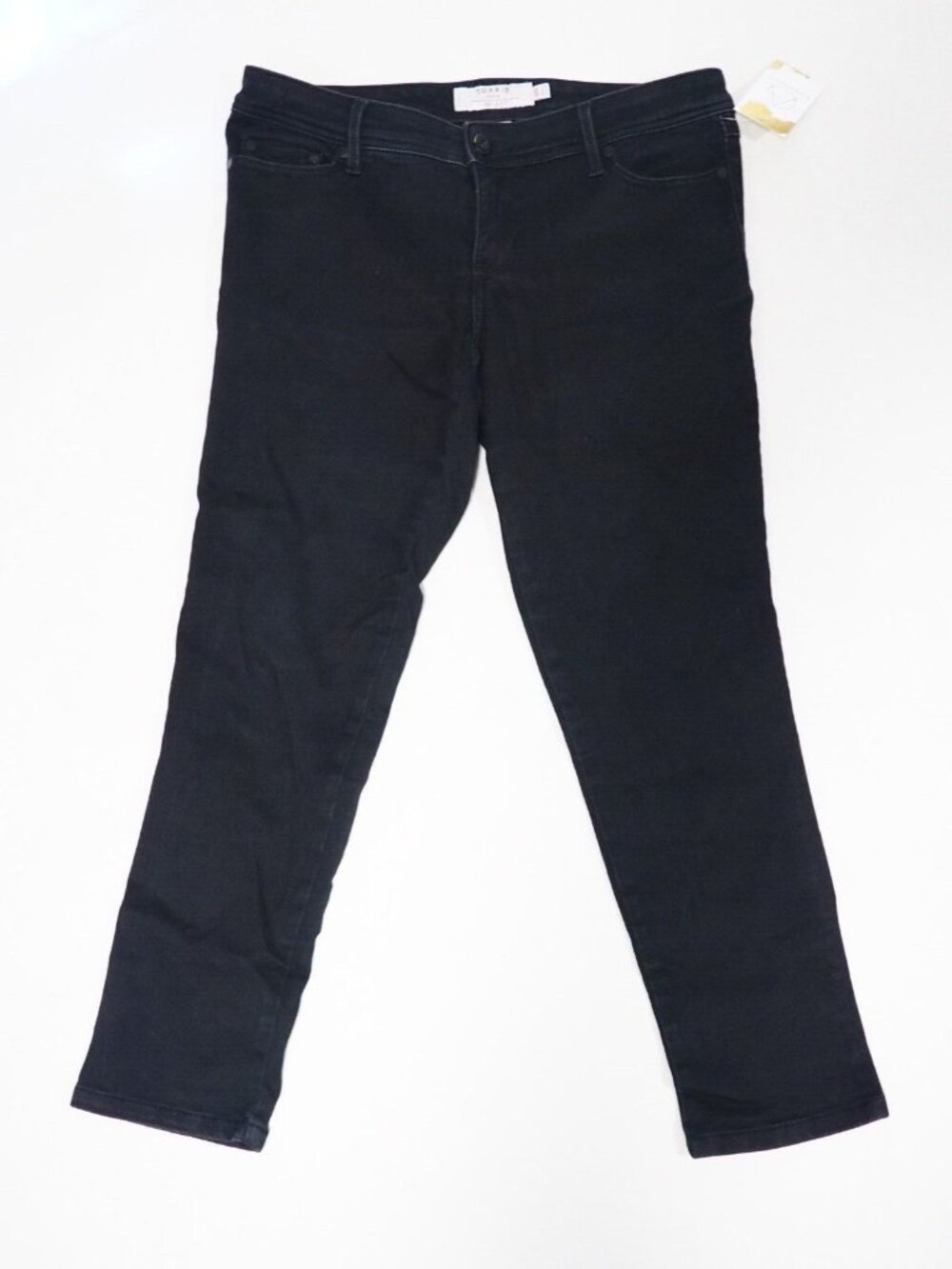 Torrid Black Tapered Leg Jeans, US Size 10S